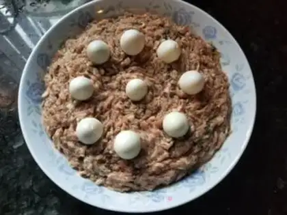 Make Quail egg spa step 7