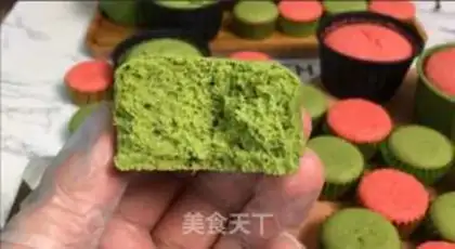 Make All-emble double-colour sponge cake step 15