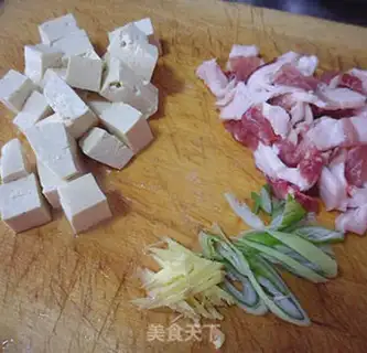Make Big cabbage tofu step 2