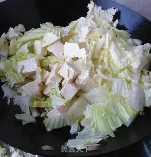 Make Big cabbage tofu step 5