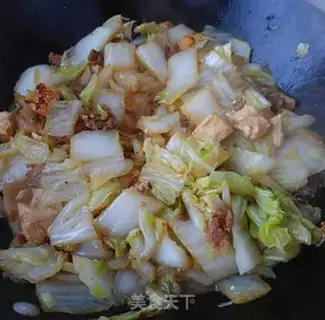 Make Big cabbage tofu step 7
