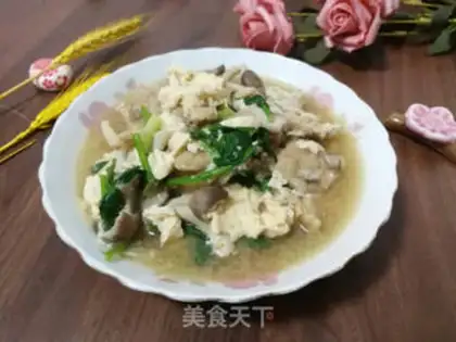 Make Big fungus and egg soup step 6