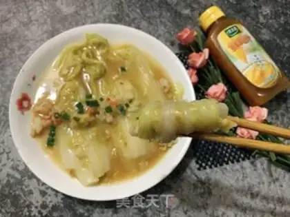 Make Garlic soup and cabbage step 16