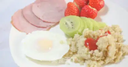 Make quinoa fruit step 5