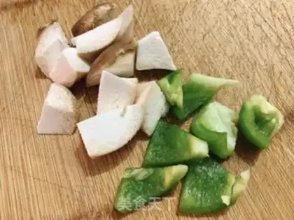 Make Shrimp tofu step 1