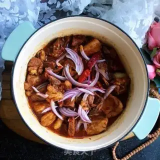 Make Red-burned goat meat step 12