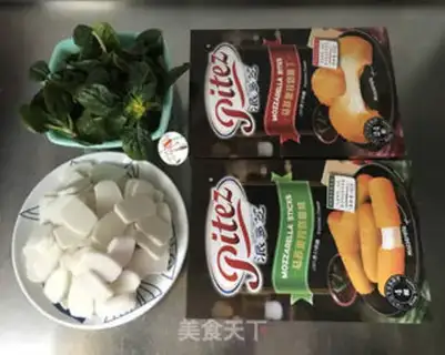 Make Old cake and cheese sticks step 0