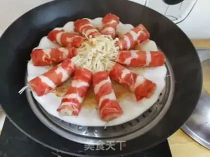 Make Garlic mushrooms, fat cow step 10