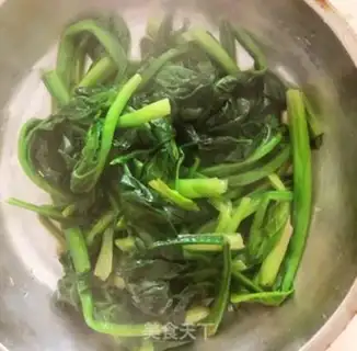 Make Scrambled spinach step 3