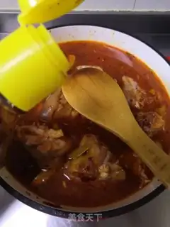 Make Red burning pig hoof step 9