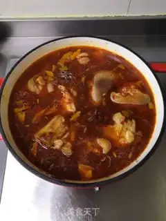 Make Red burning pig hoof step 10