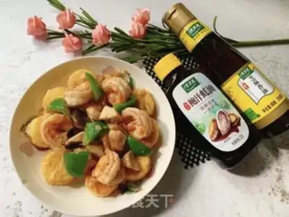 Make Shrimp tofu step 15