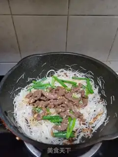 Make Fever rice powder for mushroom beef step 9