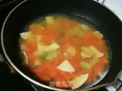 Make Carrot, twirl step 4