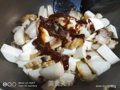Make Five flowers and meat step 5