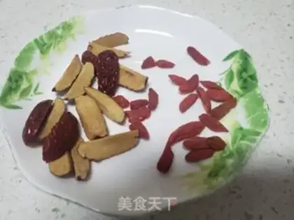 Make Red sugar and rice step 2