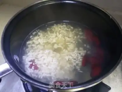 Make Red sugar and rice step 4