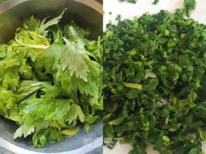 Make Celery leaves and celery step 2