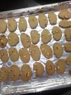 Make Handmade coffee almond cookies step 14