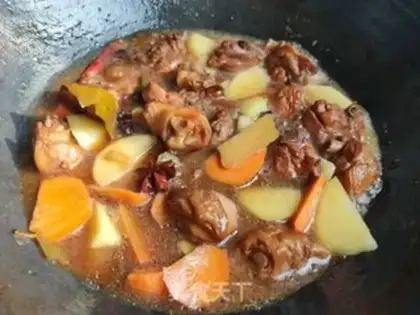 Make Potato carrot chicken leg step 13