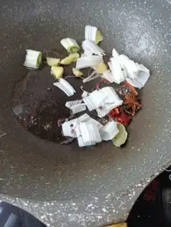 Make Goose stewed with lamb belly step 8