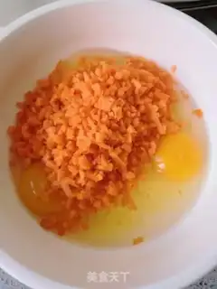 Make Carrot omelet step 2