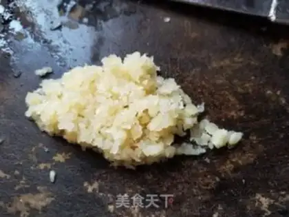 Make Garlic fans steaming doll food step 2