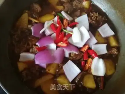 Make Onion potatoes and oxen ribs step 18