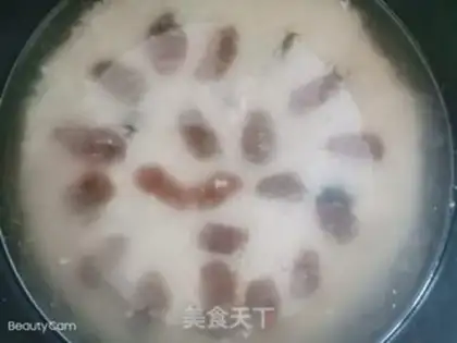 Make The rice date cake step 2