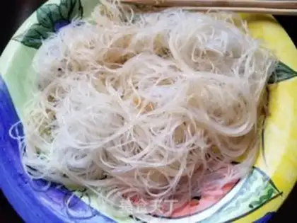 Make Garlic fans steaming doll food step 5