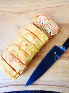 Make Carrot omelet step 14
