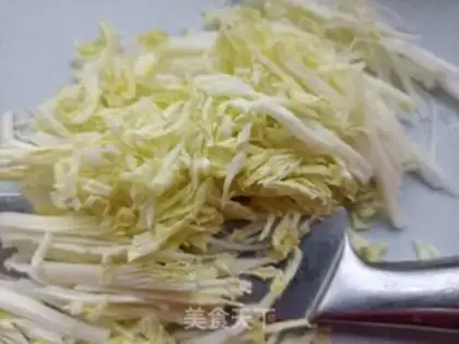 Make The cabbage with tofu step 1