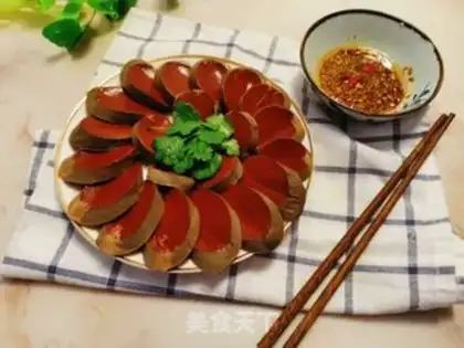 Make Garlic blood intestines step 6