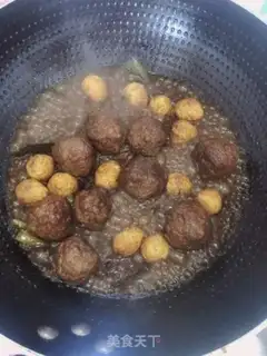 Make Tiger-skinned quail balls step 12