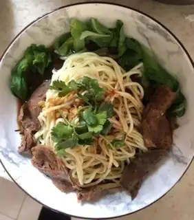 Make Beef cabbage noodles step 4