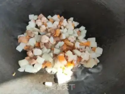 Make Shrimp sausages and rice step 6