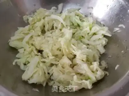 Make A cabbage fan step 4