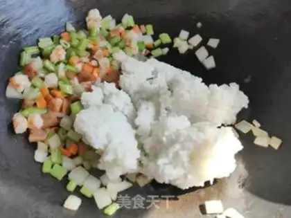 Make Shrimp sausages and rice step 8