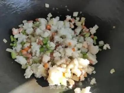 Make Shrimp sausages and rice step 9