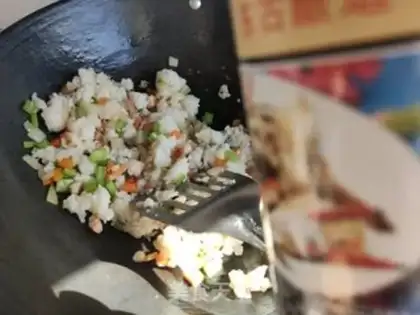 Make Shrimp sausages and rice step 10
