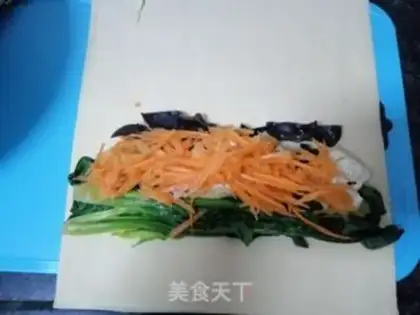 Make Vegetable bean roll step 5