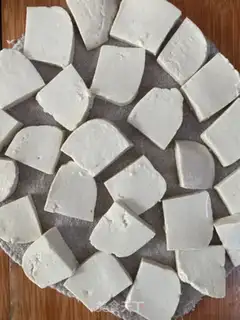 Make A simple version of fried tofu step 3
