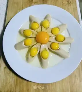 Make Sausage steamed eggs step 4