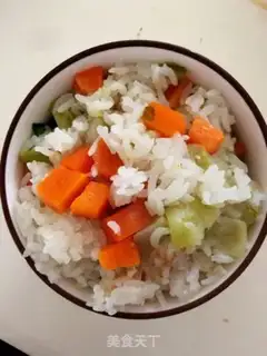 Make Carrot rice step 4