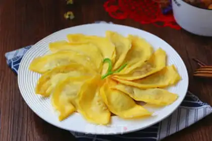 Make Gold egg dumplings step 12