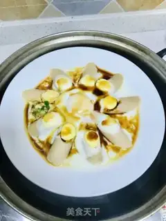 Make Sausage steamed eggs step 8