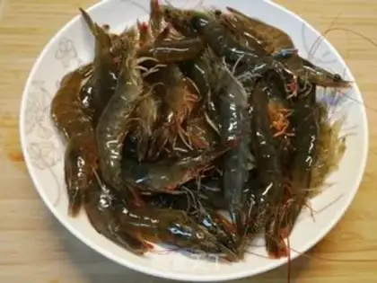 Make Almond shrimp step 0