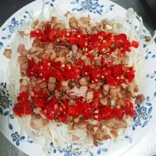 Make Precious peppers, golden mushrooms step 6