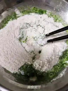 Make Spinach pancakes step 1