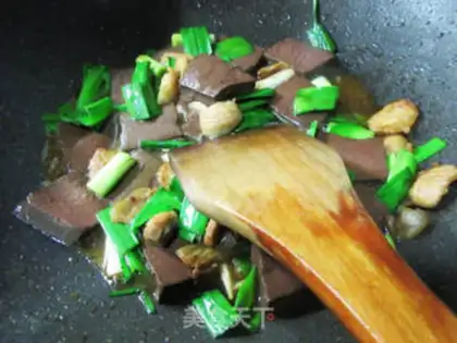 Make Five flowers and duck blood step 7